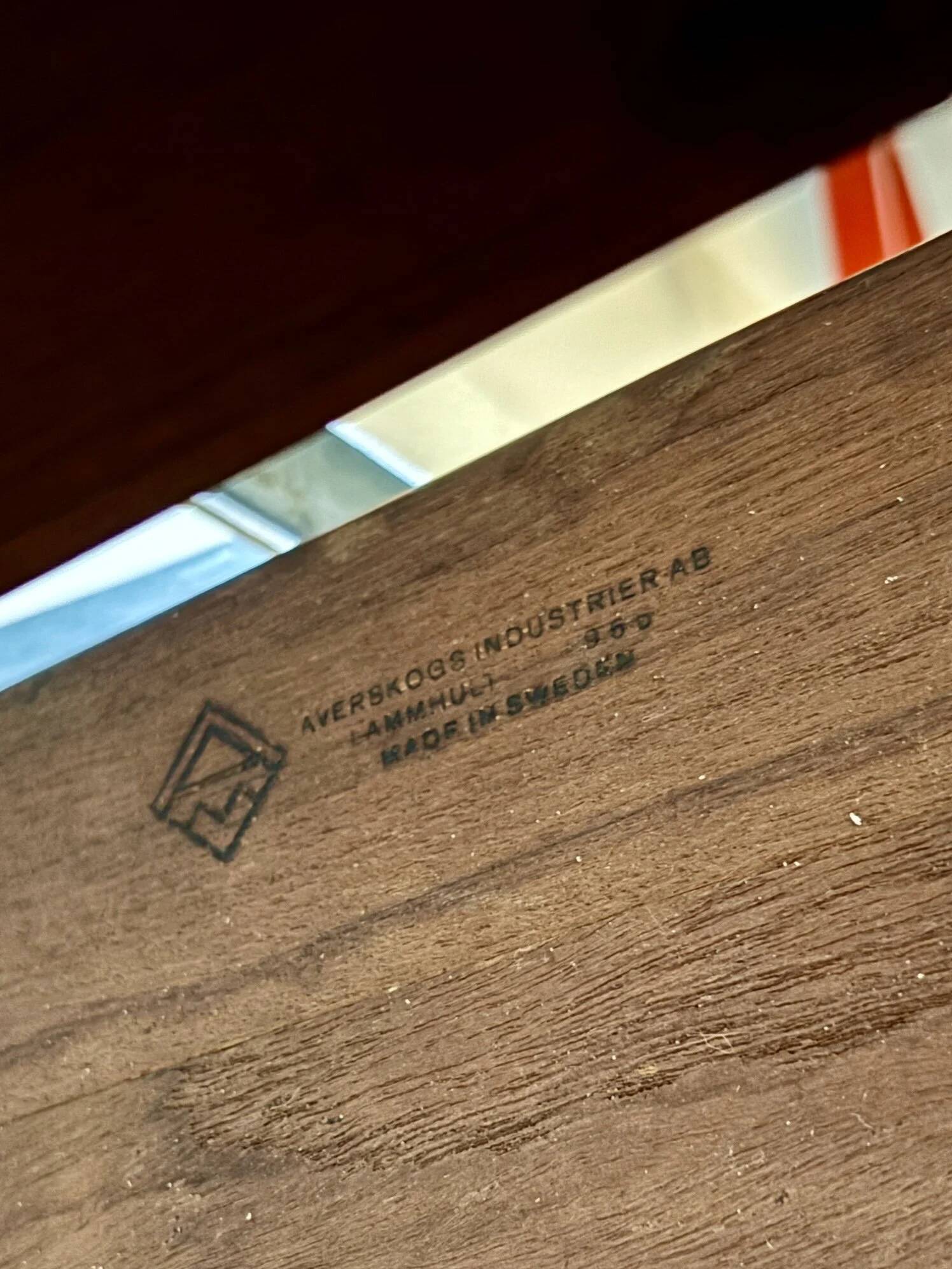 Teak and terrazzo coffee table by Averskogs Möbelfabrik, Sweden 1966