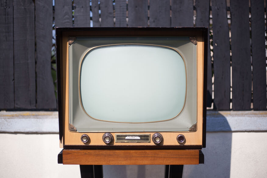 Television Tepaphon, poste de télé vintage, téléviseur ancien bois,  television vintage, 50's | Selency