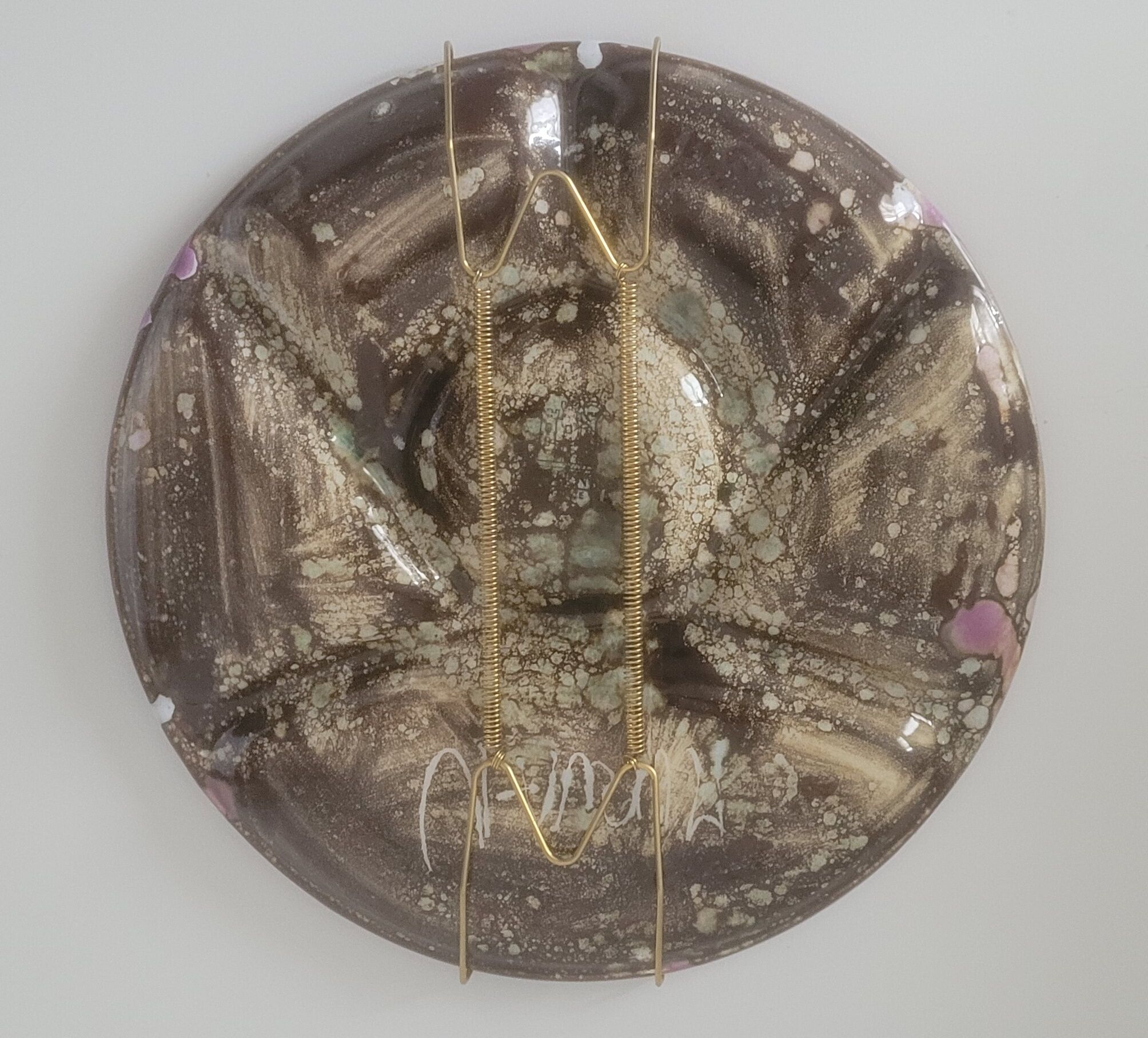 Composition d'assiettes decoration murale Gaston Gaubier Morvan
