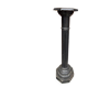 Sellette, colonne en bois noir