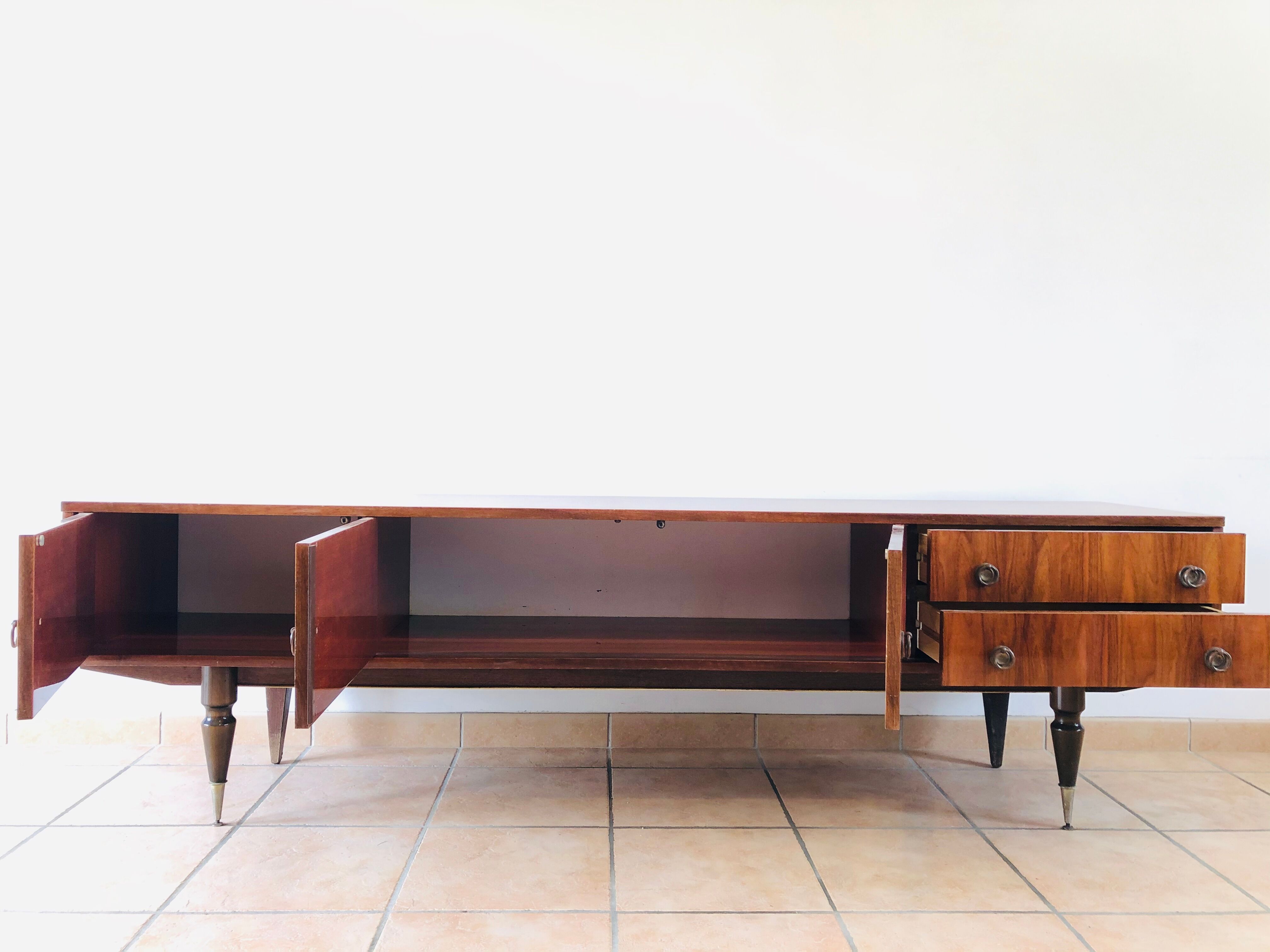 Vintage rosewood low sideboard 1969