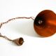 1960s cone pendant lamp in copper by th. valentiner copenhagen denmark