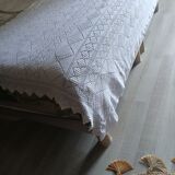 2 antique crochet bedspreads
