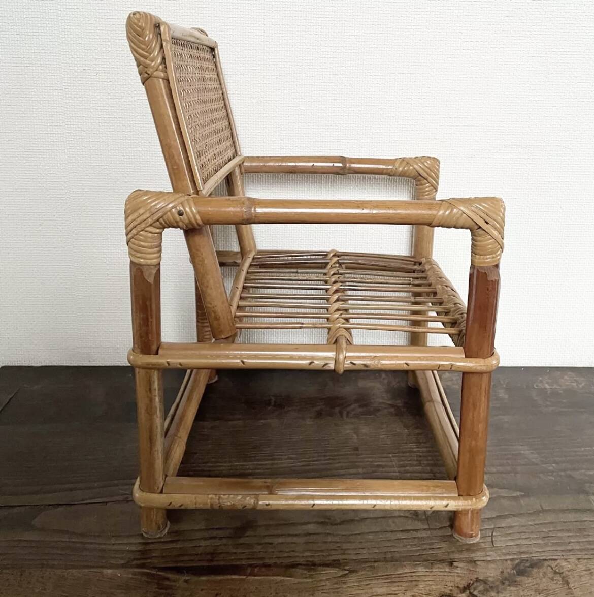 Children's rattan armchair