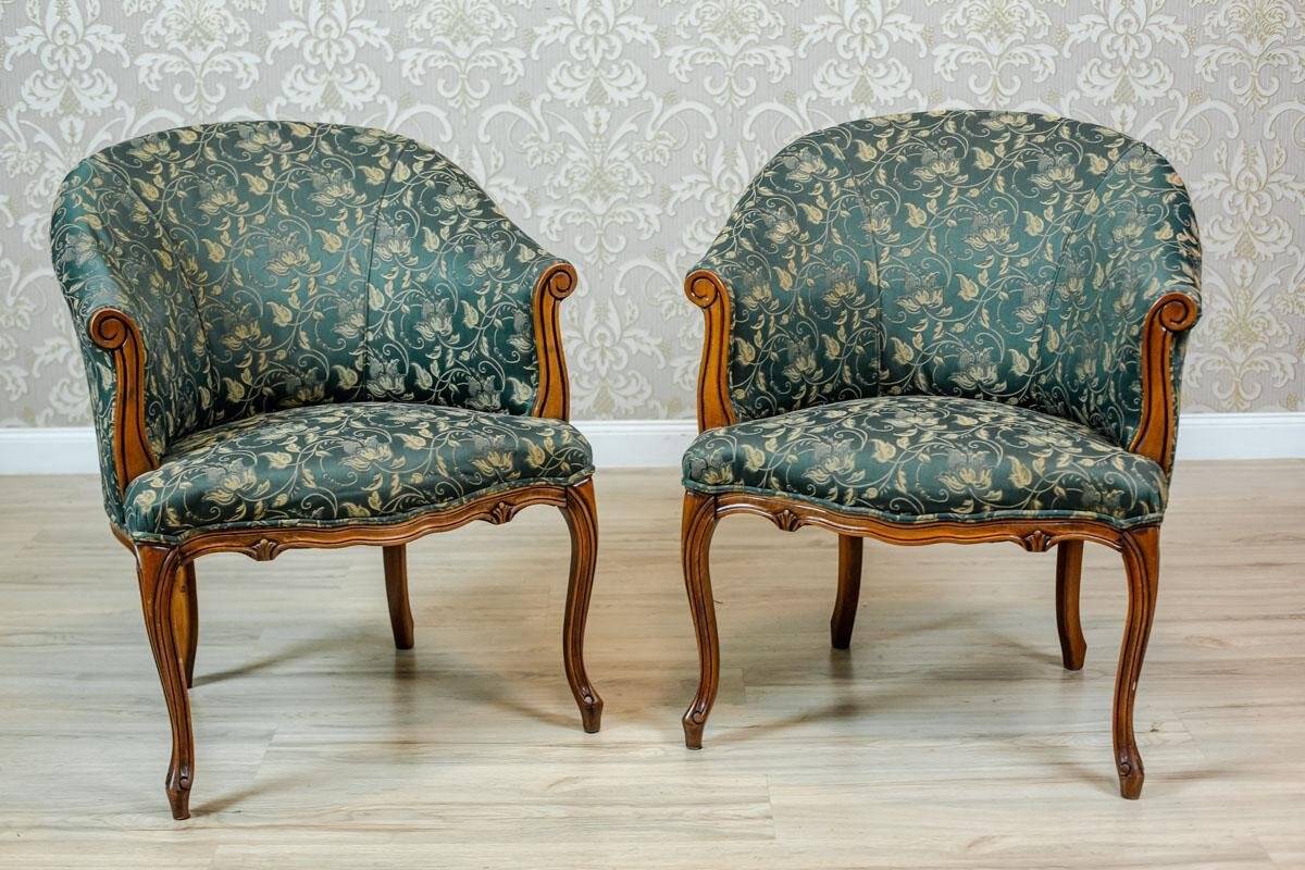Set of Rococo Revival Armchairs, 1980s
