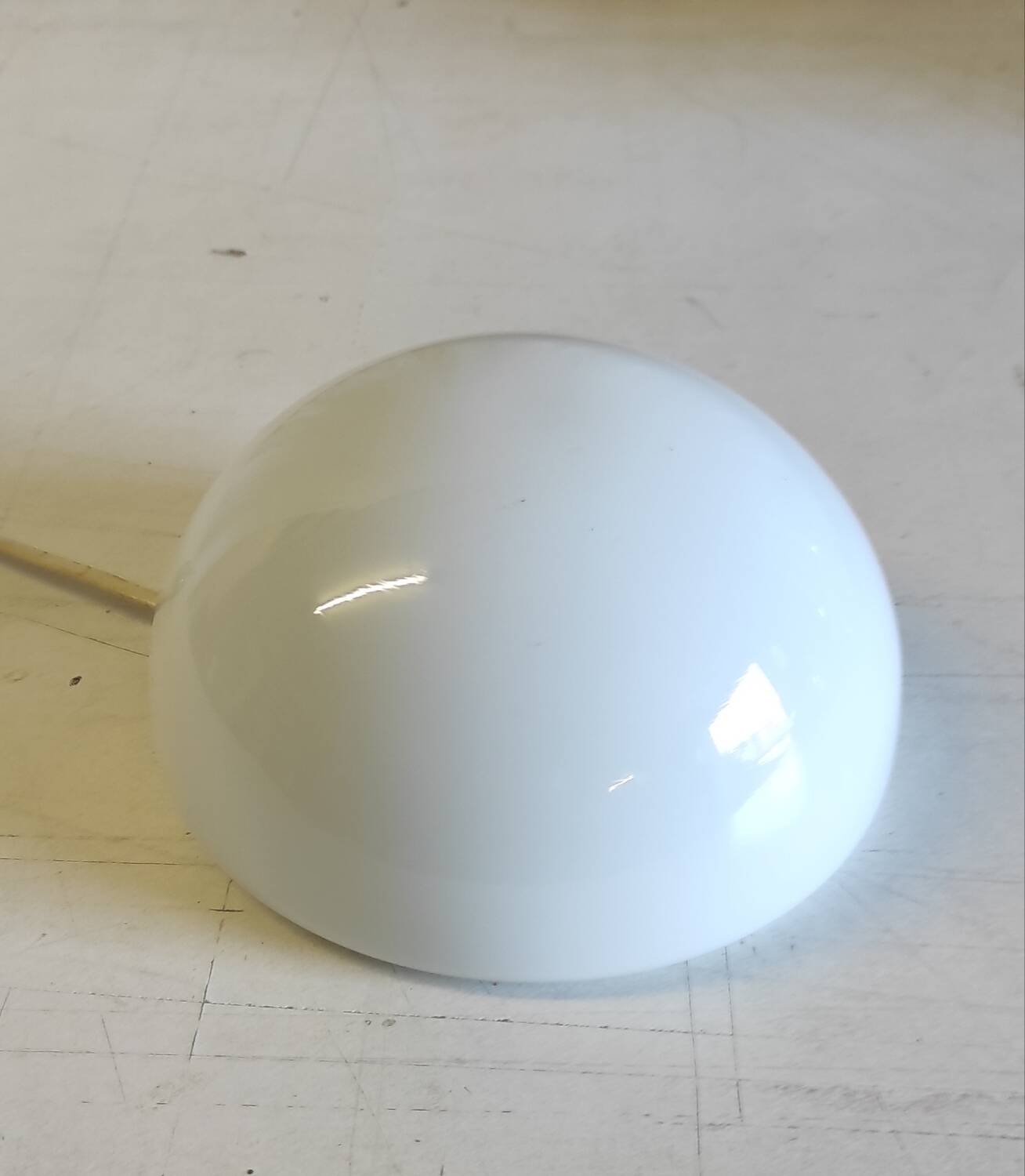 Ceiling light or globe wall light opaline diameter 15 cm - mid 20th century