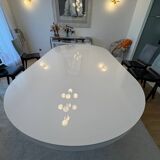 Ligne Roset white lacquered table