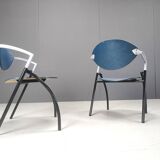 Post modern dining chairs, 1990s