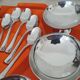 Guy Degrenne / Service en inox massif complet / Coffret coupes cuillèr