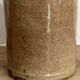Beige stoneware bottle vase
