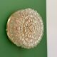 Vintage moulded glass wall or ceiling light globe