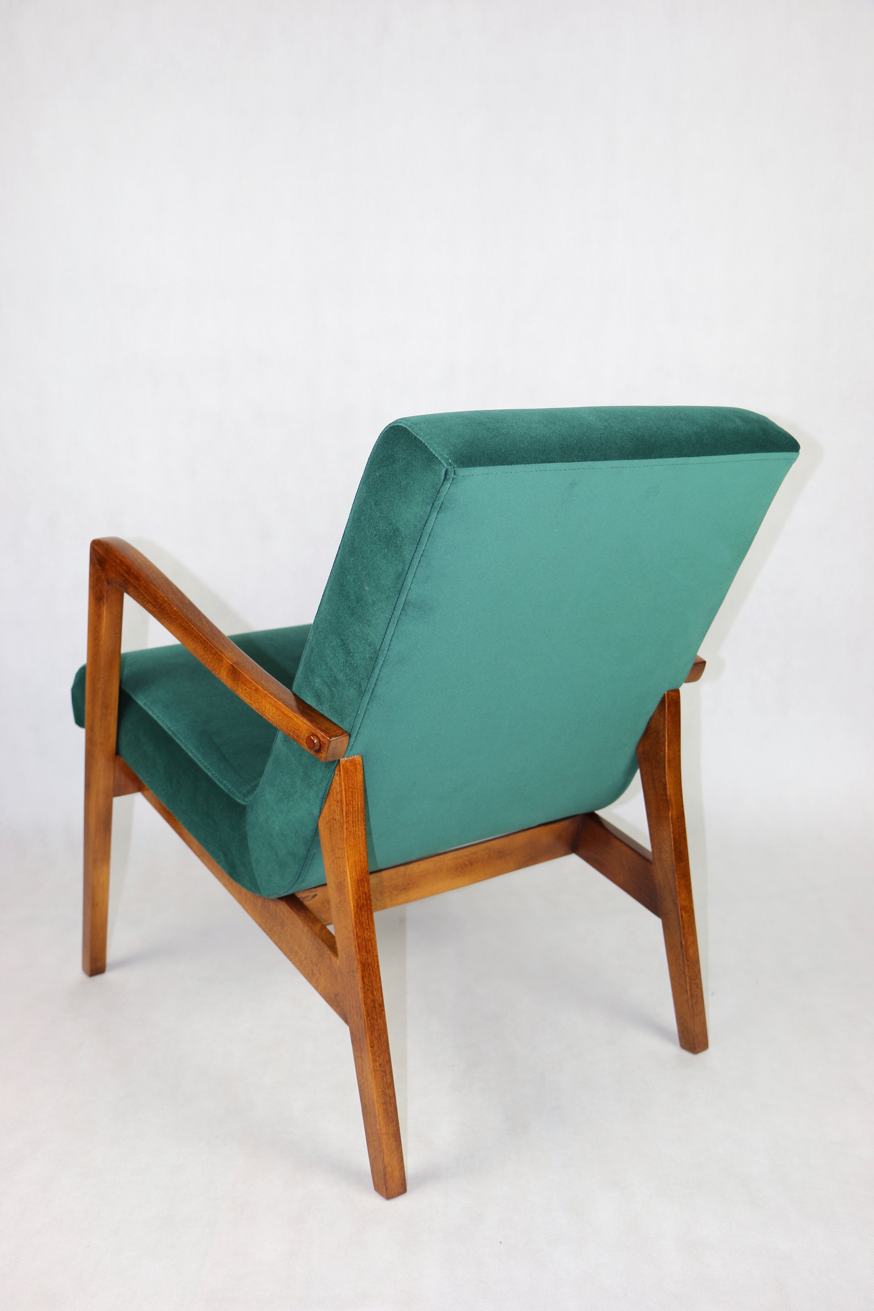 Chaise polonaise vintage en vert, années 1970