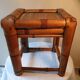 Bamboo side table