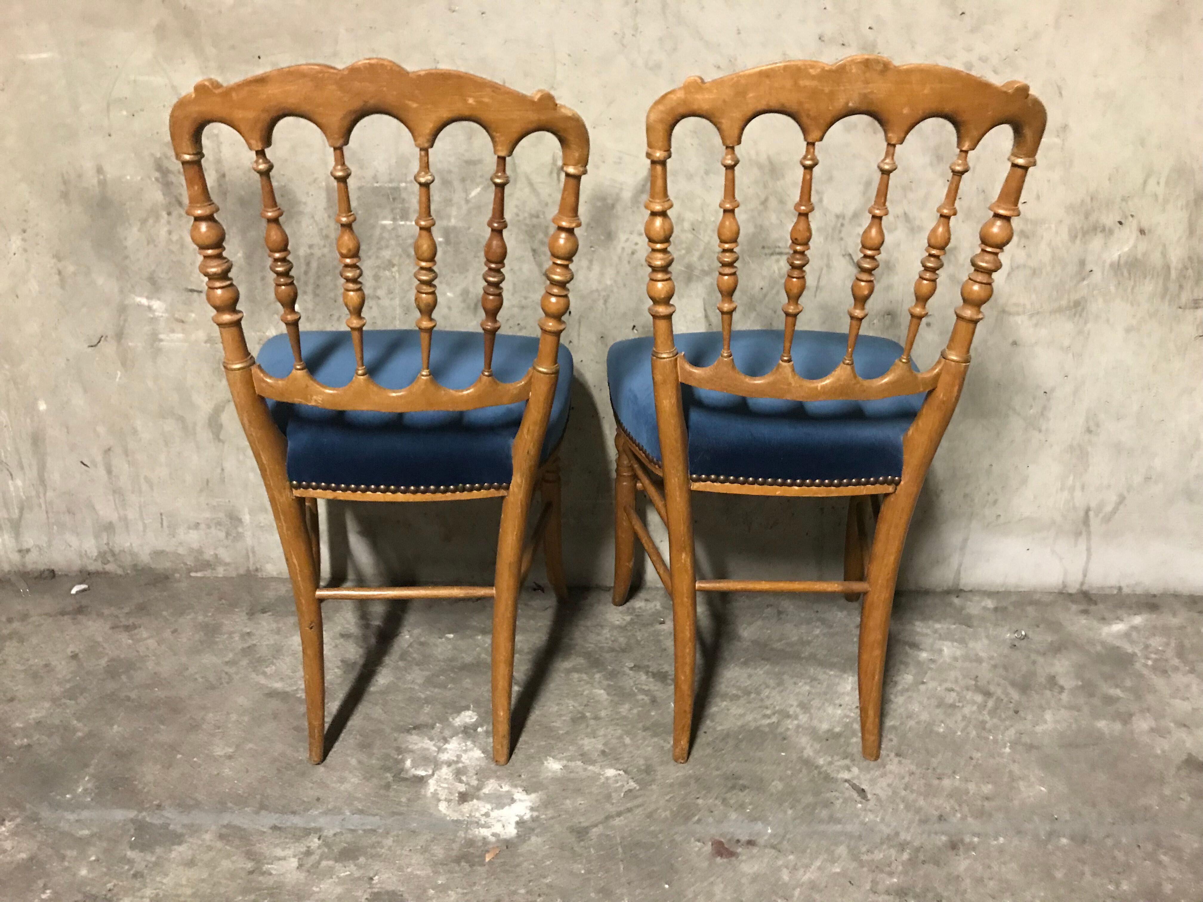 Pair of chairs Napoleon III