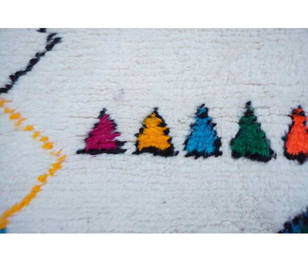 Colorful Berber carpet 138x101cm