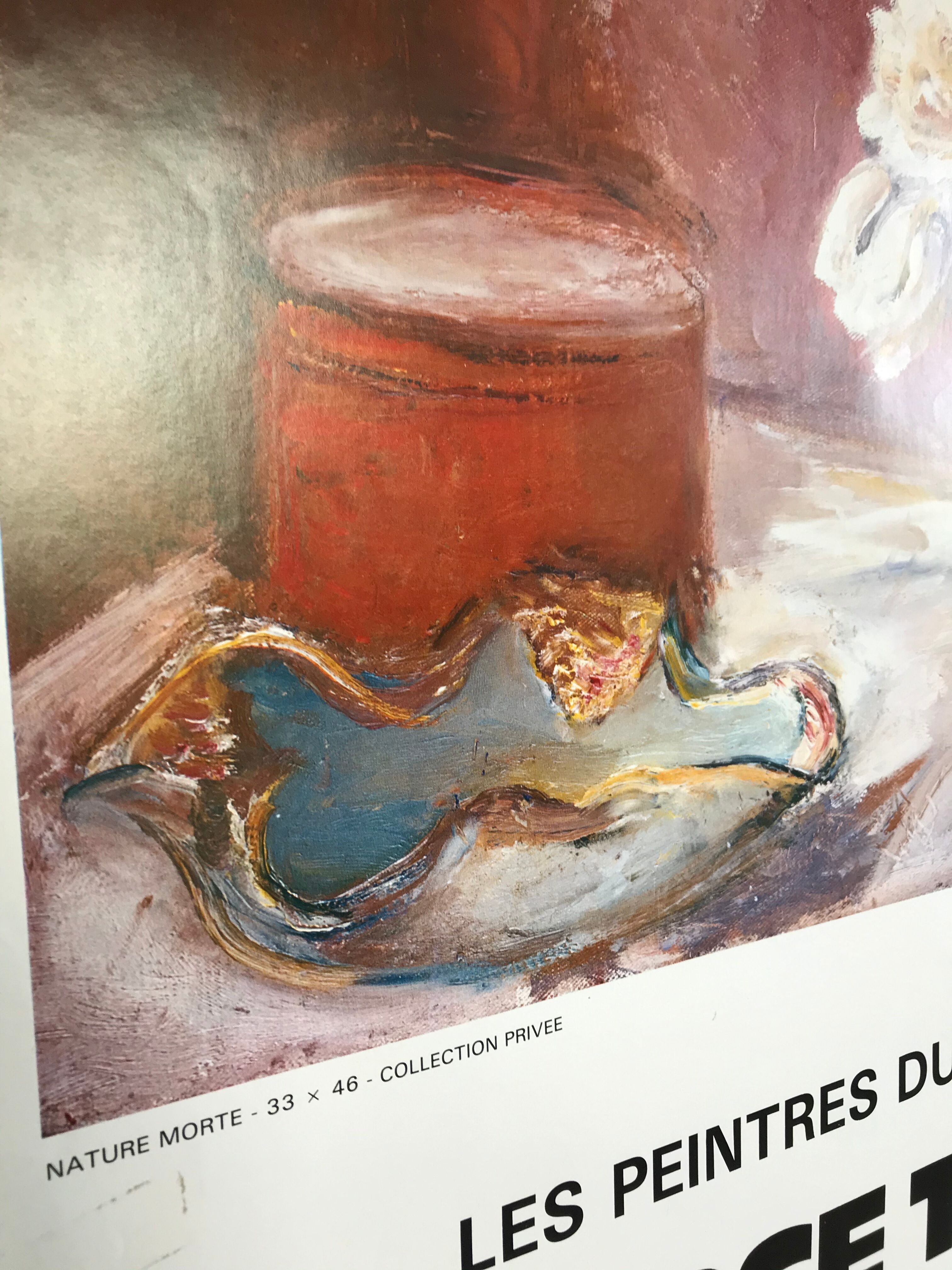 Still life exhibition poster 1980