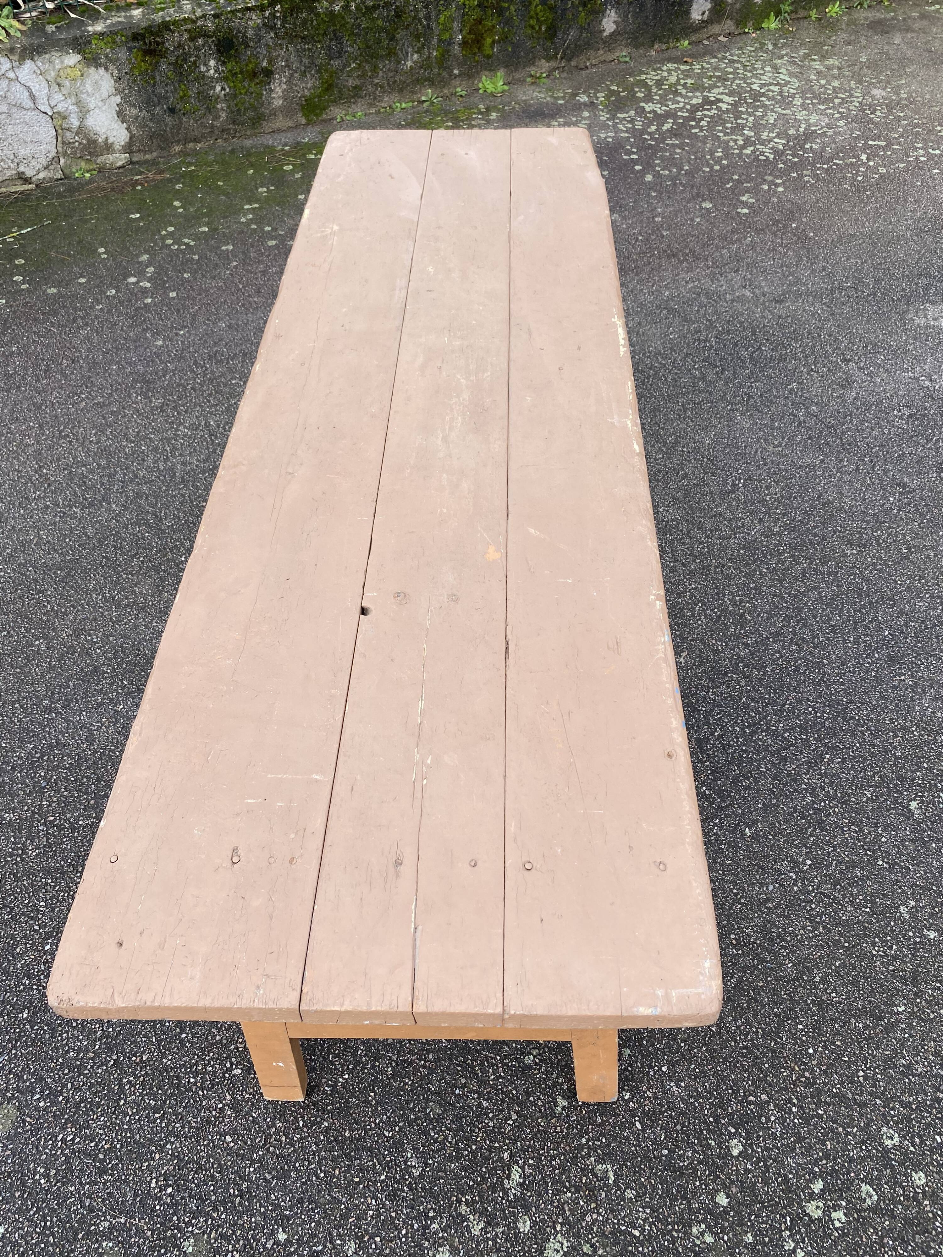 Painted folding brasserie table