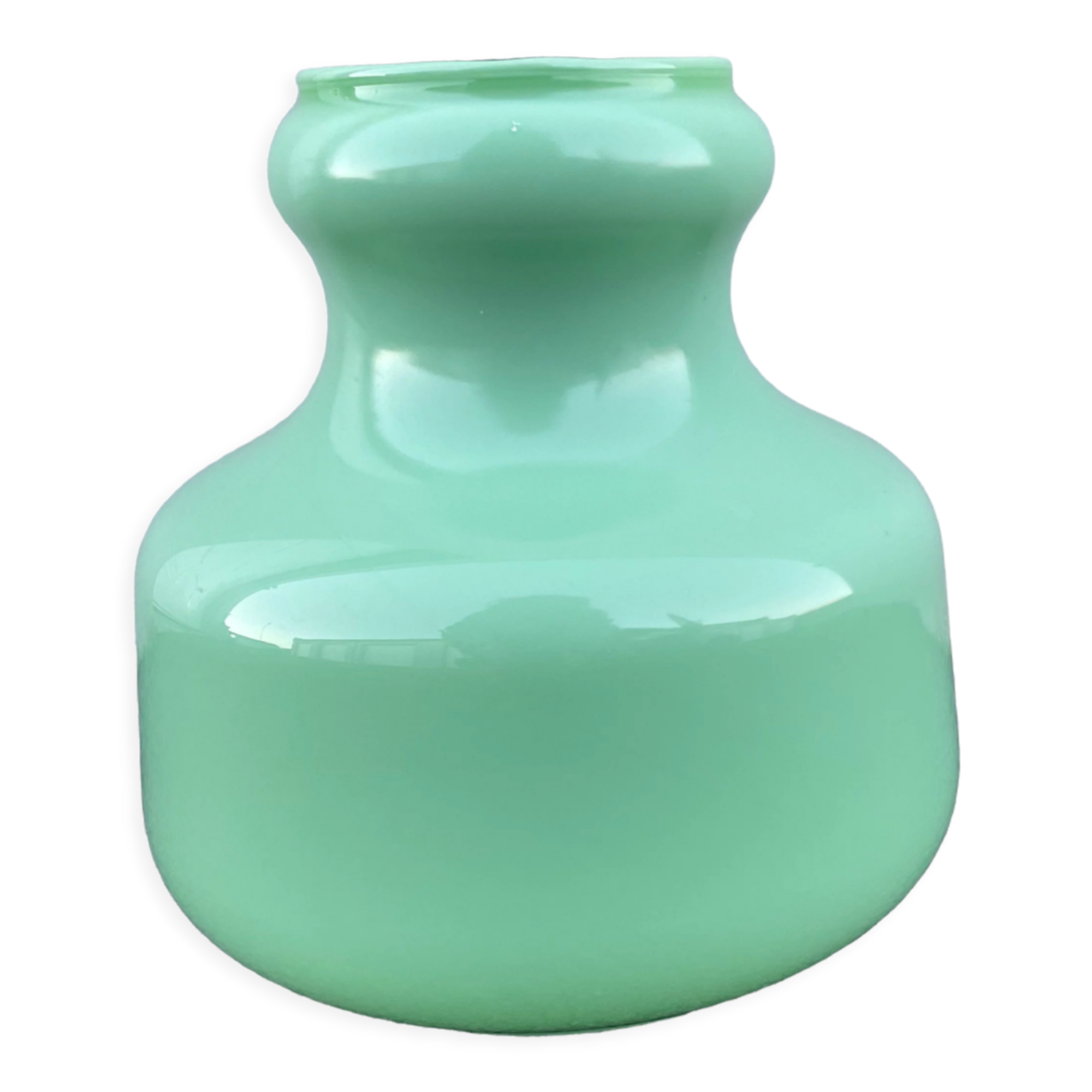 Opaline green globe mint 70s
