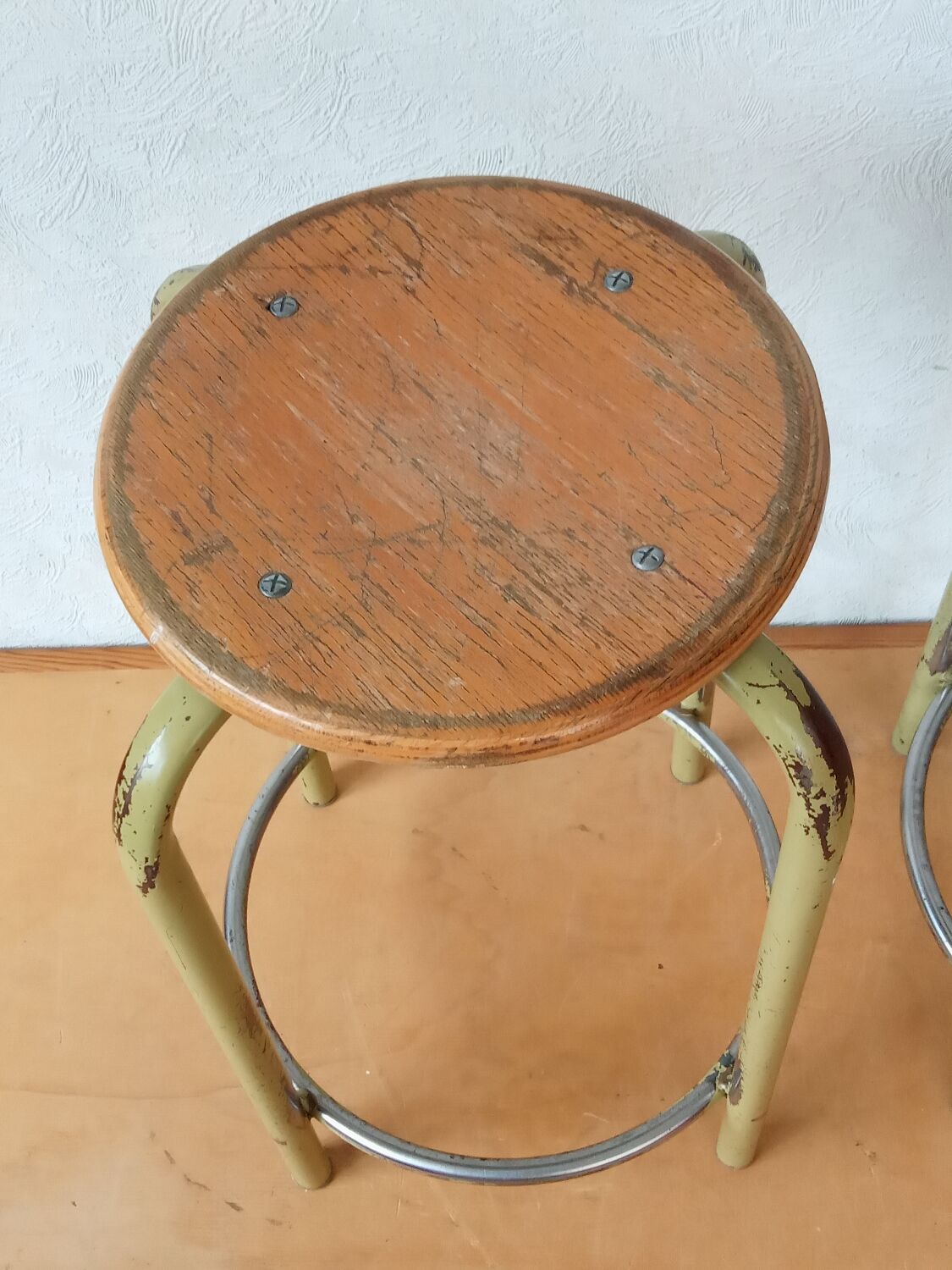 Pair of school stools