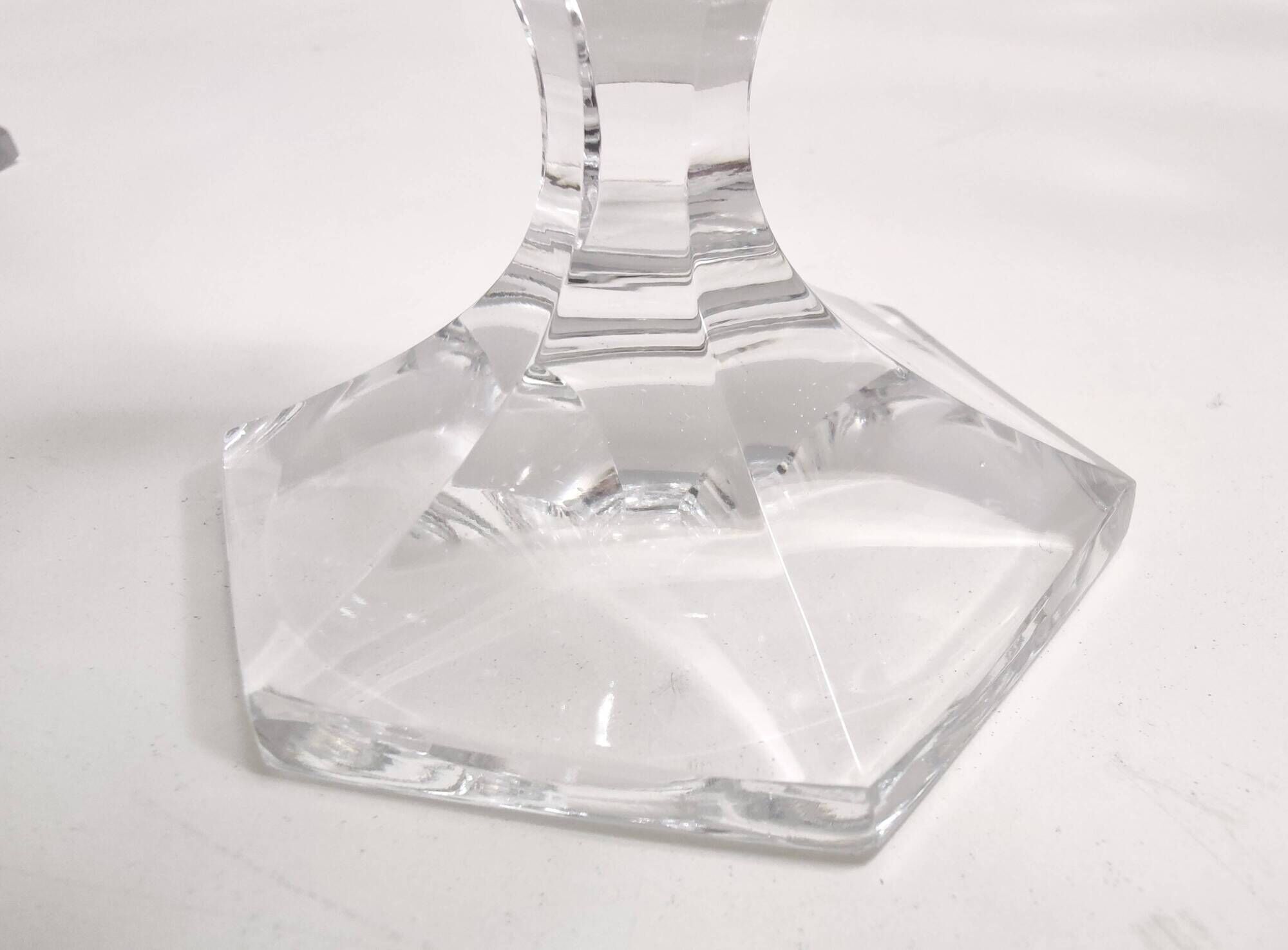 Set of Eighteen Solid Crystal Drinking Glasses by Kosta Boda, Sweden