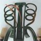 Pairs of vintage wrought iron wall lamps