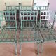 Lot de 6 chaises en fer forgé