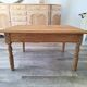 Farmhouse coffee table in solid wood, country style.