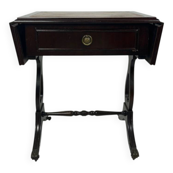 Table d'appoint antique style anglais pliable