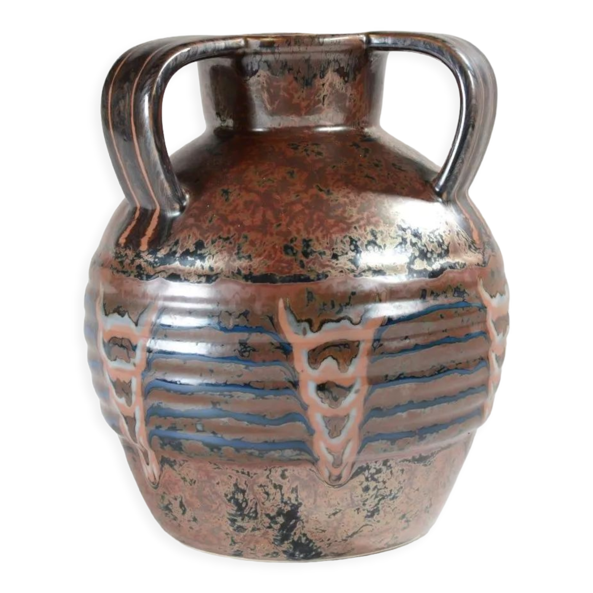 Snapdragon vase in Limoges porcelain by Camille Tharaud