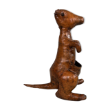 Dimitri Omersa leather magazine pouch kangaroo, Almazán, Spain, 1970 (Stamped)