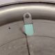 Reggiani round mirror in vintage chrome metal