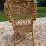 Rattan armchair
