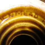 Enamelled ceramic lamp base