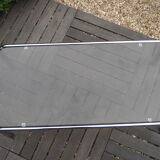 Coffee table chrome glasses smoke vintage 1970