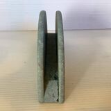 Green veined marble mail holder