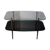 1960 glass coffee table