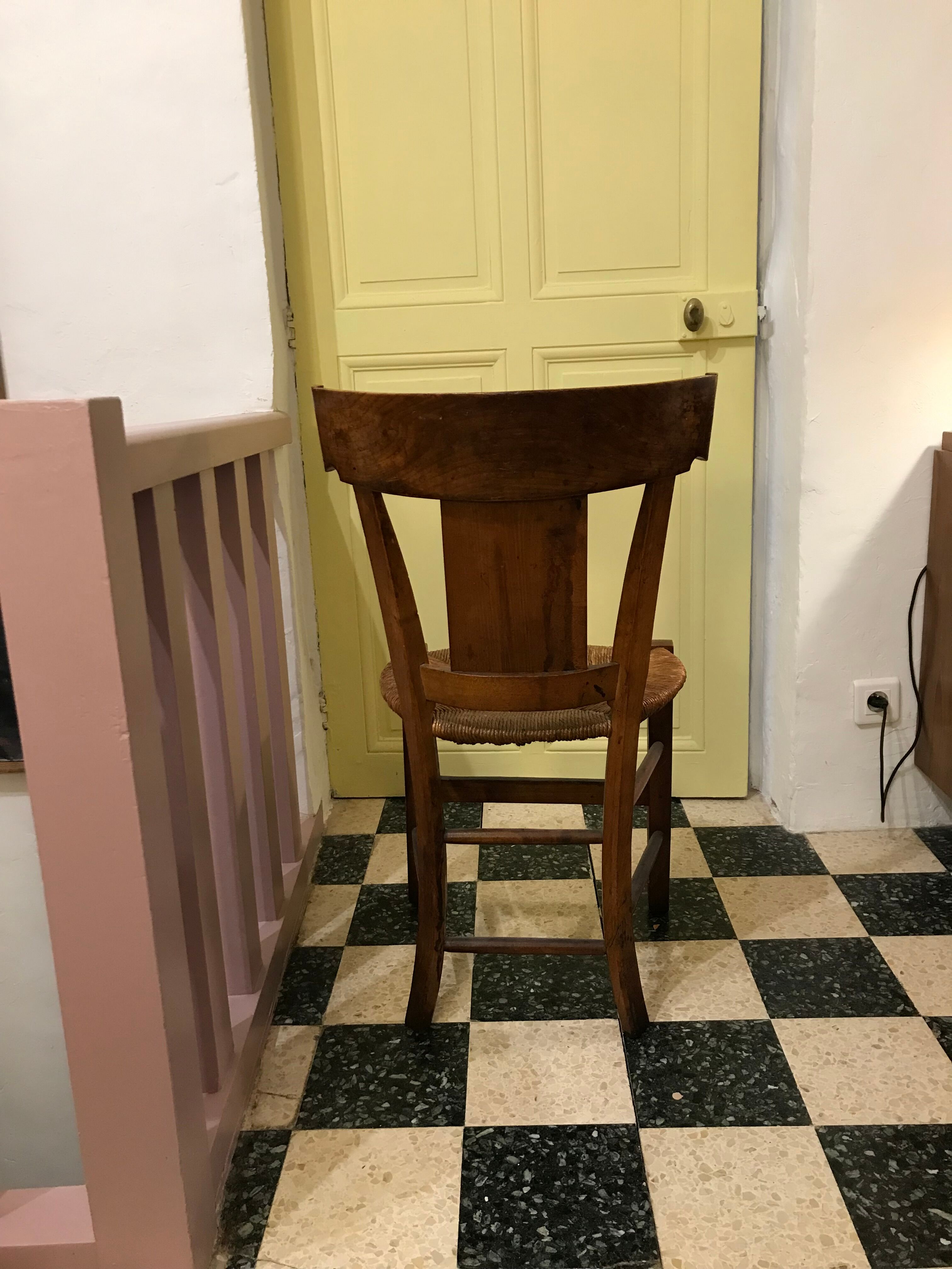 Chair with headband representing Diane early 19th century.