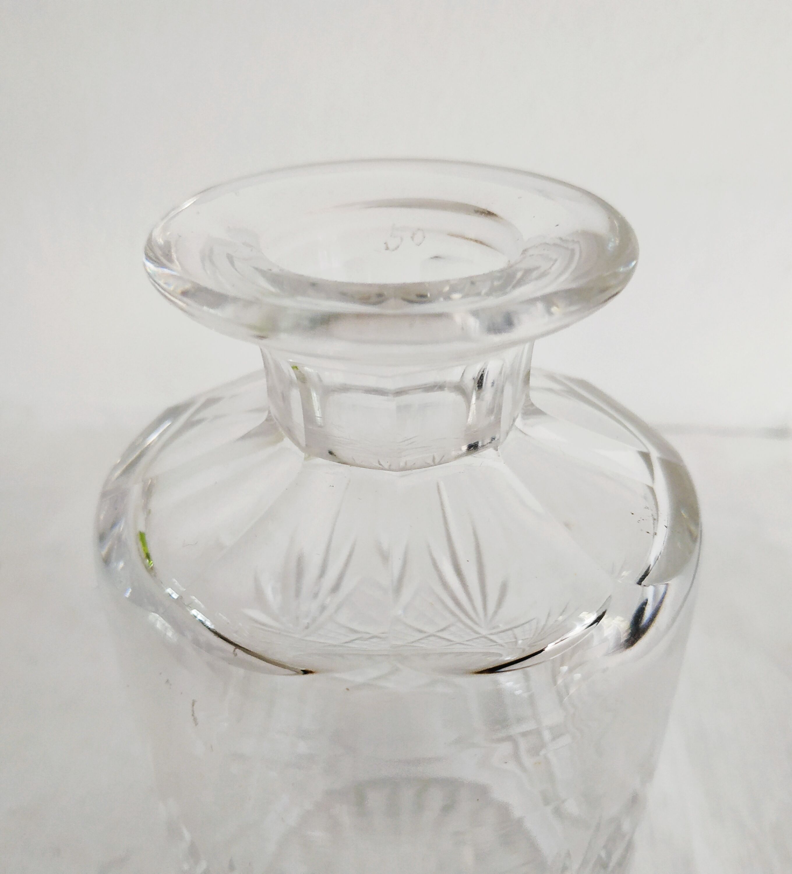 Carafe à liqueur en cristal Val Saint Lambert