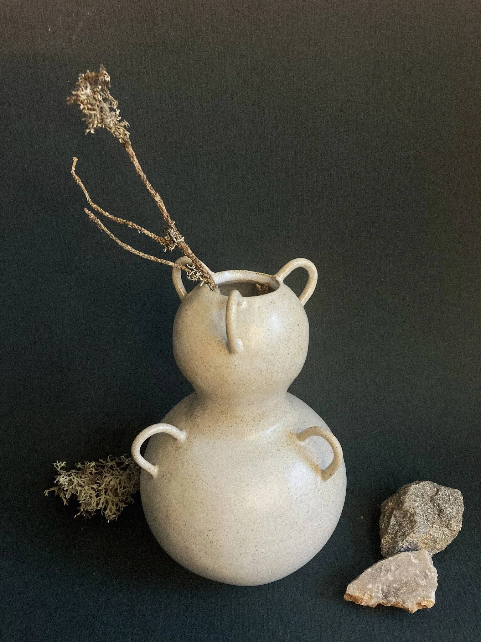 Stone calabash, vase