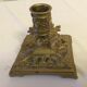 LED cellar candlestick 18- 19th open décor fleur de lys