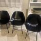 3 Shell chairs Pierre Guariche – Reissue Maisons du Monde – Black