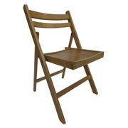 Set of four vintage wooden folding chair minimalism design 60s