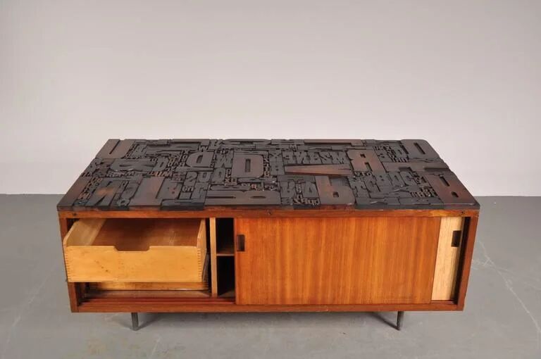 1950s made to order sideboard, Belgium