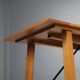 Antique oak and metal table, Italy, 20th century