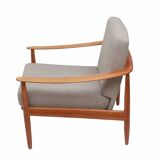 1960s armchair in cherrywood
