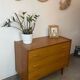 Commode en teck, années 60