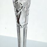 Large Bohemian Crystal Vase - Tom Model - Czechoslovakia