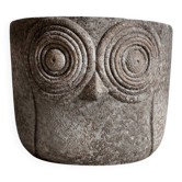Owl cache pot