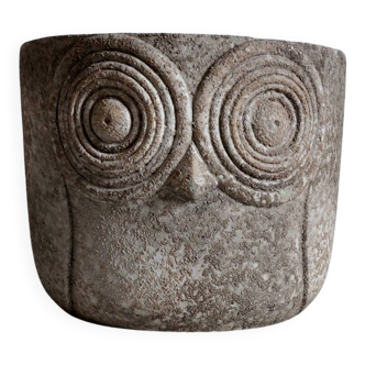 Owl cache pot
