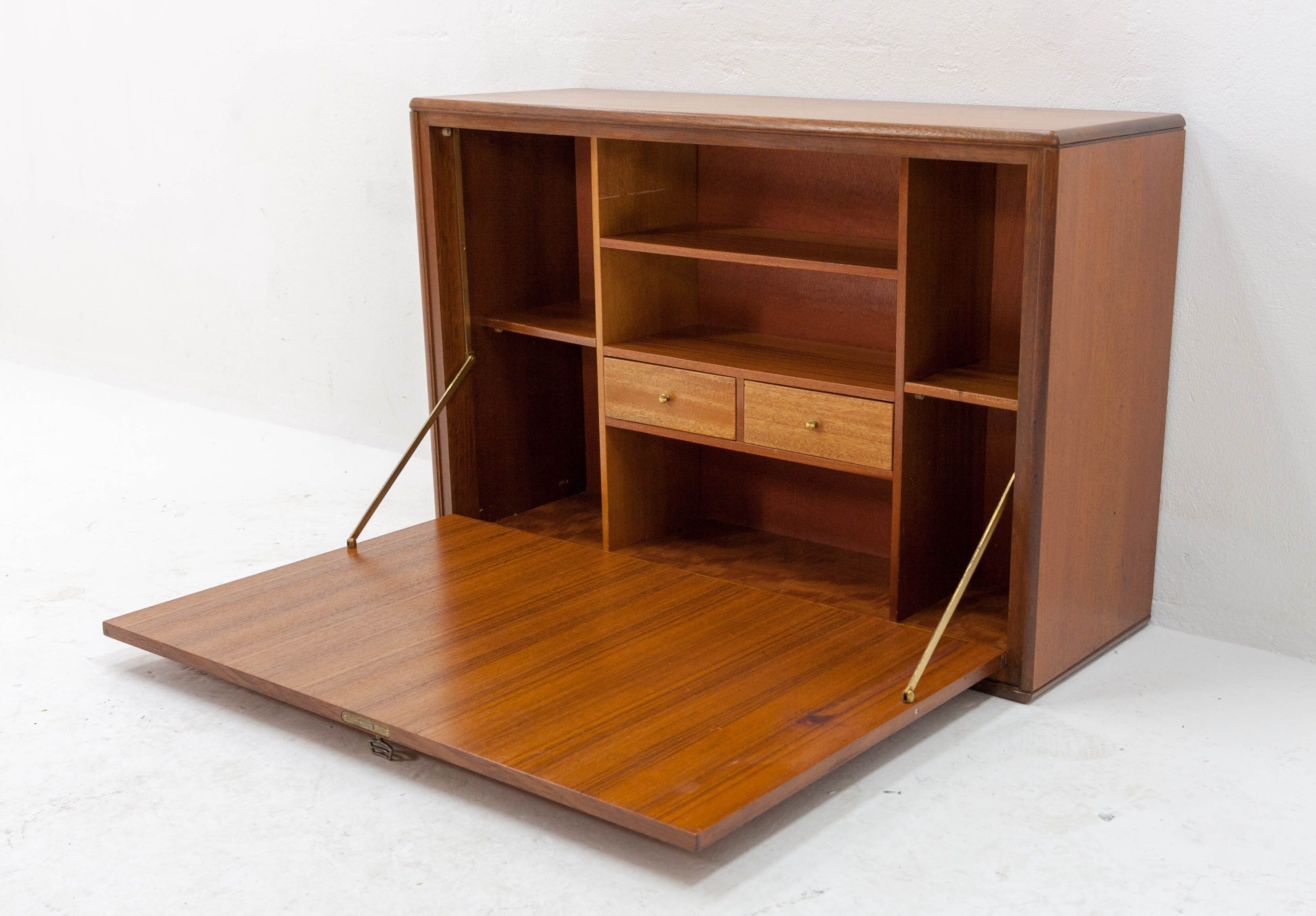 Secretary teak wall